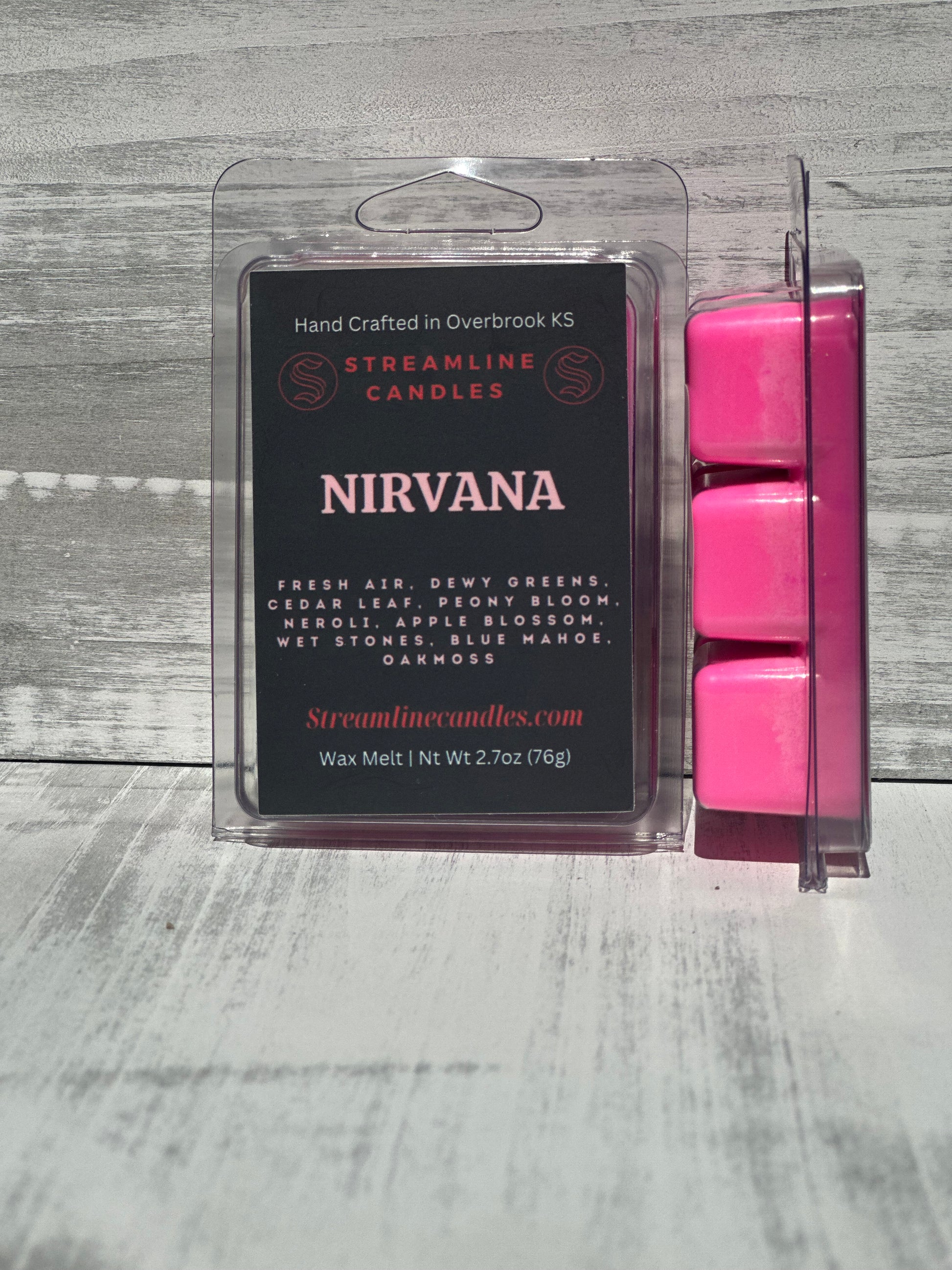 Nirvana Wax Melts Streamline Candles